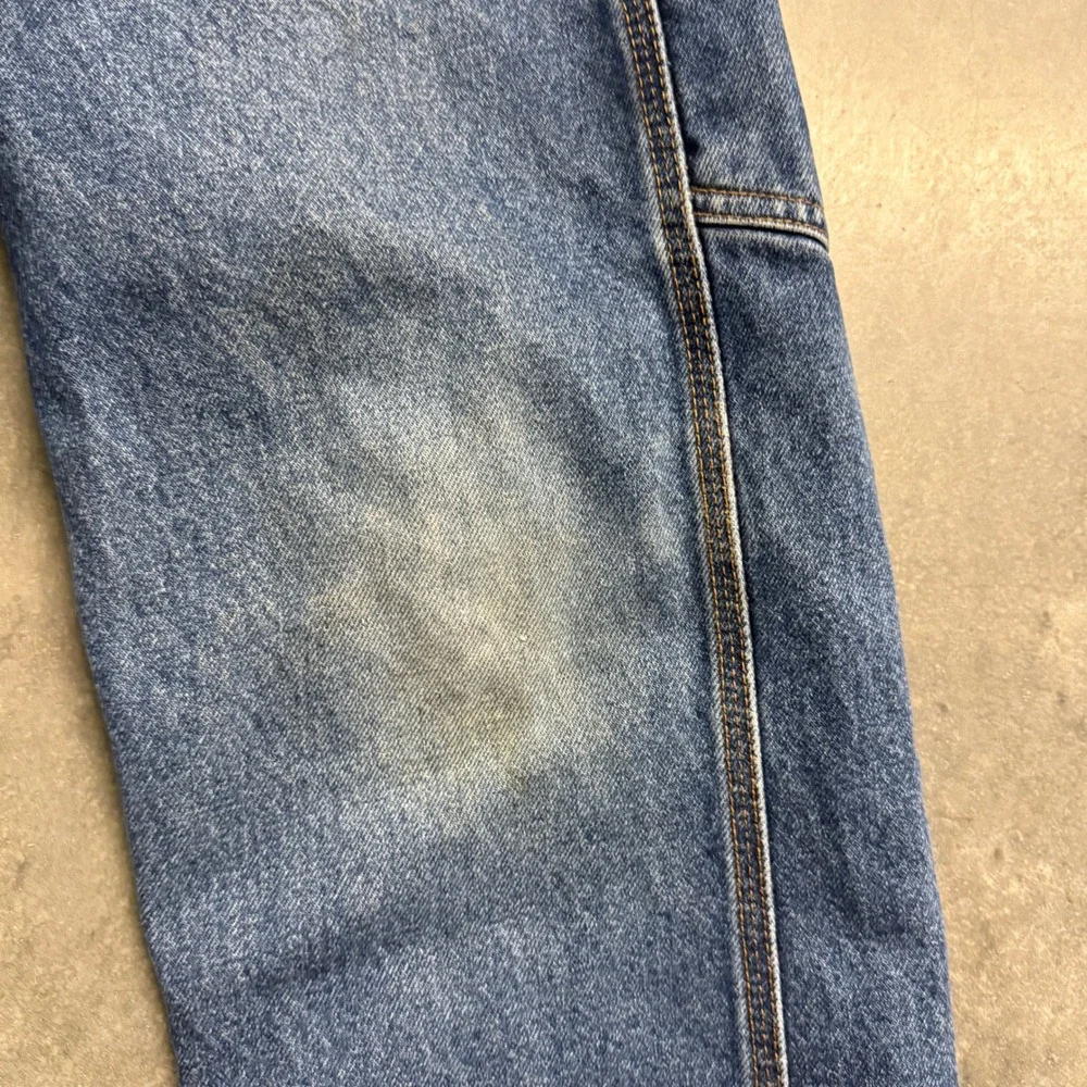 Old Navy Kids Painter's Jeans Blue Denim Utility Carpenter Pants Size 8 Regular